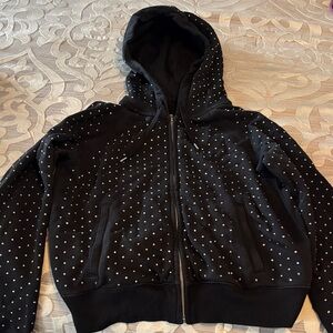 Polo by Ralph Lauren Black Studded Hoodie